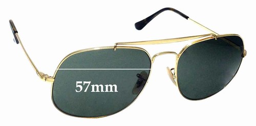 RAY BAN Lenti occhiali da sole di ricambio SFx si adattano a Ray Ban RB3561 57 mm di larghezza