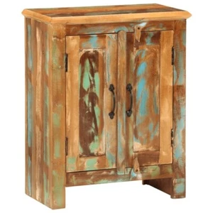 Rustic Charm: Reclaimed Solid Wood Sideboard with 2 Doors - Picture 1 of 9