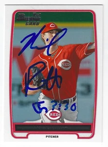 NICK ROUTT CINCINNATI REDS SIGNED 2012 BOWMAN DRAFT PICK PROSPECT BASEBALL CARD - Picture 1 of 1
