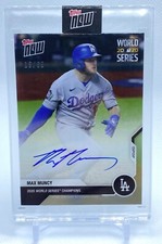 2020 Topps Now Max Muncy World Series Auto Los Angeles Dodgers 19/99