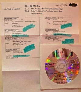 RADIO SHOW 9/25/00 IN THE STUDIO: VAN HALEN, 'FOR UNLAWFUL CARNAL KNOWLEDGE' - Picture 1 of 1