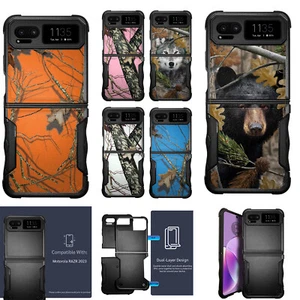 Para [Motorola RAZR 2023][DUAL TACTICAL][Estuche híbrido de dos piezas]Camuflaje de combate - Imagen 1 de 28