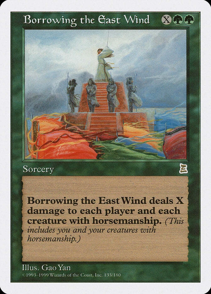 Borrowing the East Wind [Portal Three Kingdoms] Magic MTG - Image 1 of 1