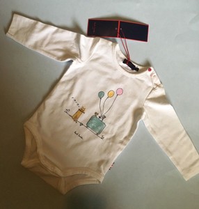 NWT $116 Unisex PAUL SMITH Junior Jumpsuit One Piece (9 months) w/post card set