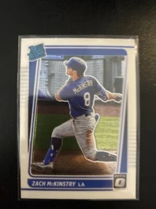 2021 Donruss Optic #95 Zach McKinstry RR RC Dodgers - Picture 1 of 2