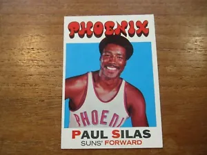 1971 TOPPS BASKETBALL PAUL SILAS #54 PHOENIX SUNS HIGH GRADE UPGRADE YOUR SET - Picture 1 of 2