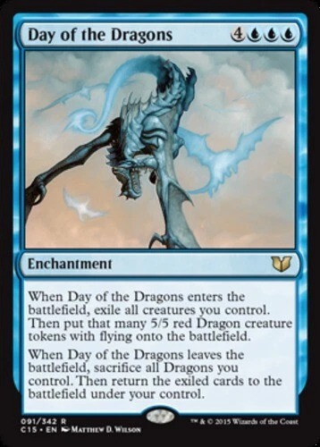 Day of the Dragons ~ Near Mint Commander 2015 MTG Magic UltimateMTG Blue Card - Image 1 of 1