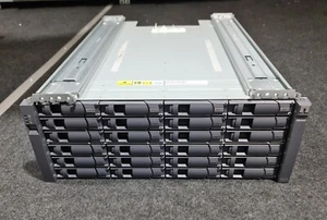 Netapp DS4243 NAJ-0801 2x IOM3 3Gbps 80TB HDD a 4TB + 4 x 400GB SSD PM1636 Rails - Bild 1 von 8