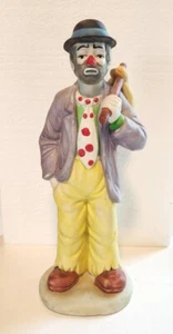 Emmett Kelly Jr  "Hobo Clown With Bag" Clown Figurine Flambro Collection EUC - Picture 1 of 6