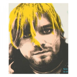 Kurt Cobain "Kurt's Music Notes" Artist Signed 12x16 One of a Kind on Canvas - Picture 1 of 3