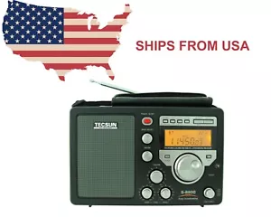 TECSUN S-8800 PLL DSP Triple Conversion AM/FM/LW/SW SSB Radio Receiver - Picture 1 of 9