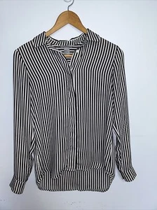 Camisa de mujer H&M con botones talla 2 a rayas - Imagen 1 de 5