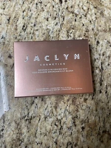 Dúo de rubor de bronce Jaclyn Cosmetics ~ rosa Me Up/Oh miel ~ nuevo en caja al por menor $38 - Imagen 1 de 7