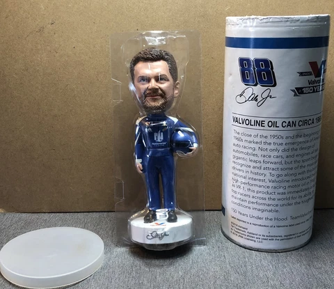 Dale Earnhardt Jr. Bobblehead - Valvoline Oil Can (NIB) Cover