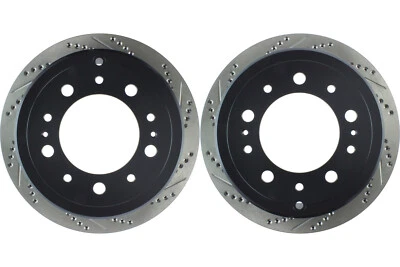 Par de rotores de freno de disco Stoptech trasero para Lexus LX470 1998-2007 (45162) Foto 1 de 4