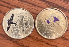 2023 & 2022 Canada coloured one dollar loonies, Elsie MacGill, Peterson: 2 COINS