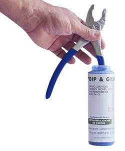 Dip and Grip Rubberized Plastic Coating (Blue) 8 fl. oz - Picture 1 of 2