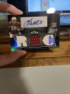 Beanie Wells 2009 Topps Triple Threads 01/15 Auto Rookie Card #105 