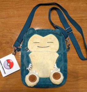 Bolso de Hombro Pokemon Peluche Pochette Snorlax Bolsa de Bolsillo Personaje Japón Nuevo - Imagen 1 de 2