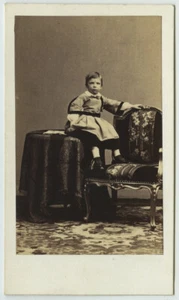 CDV 1860-70 Disdéri. Petit garçon élégant. Mode. - Picture 1 of 2
