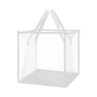 Laundry Hamper Bathroom Toys Mesh With Handles Single Layer Space Saving Square