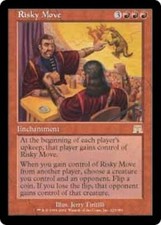 1x Risky Move Onslaught card MTG Magic the Gathering