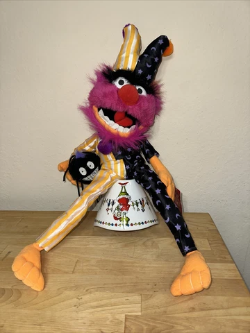 Super Rare Jim Henson Animal The Muppet Show NWT NOS The Jester Plush 20” Cover
