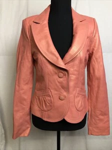 Classiques Entier Womens Leather Blazer Size S NWT - Picture 1 of 3