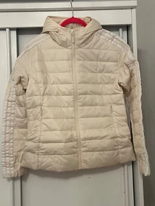 Adidas Originals Slim Jacket Cream Women’s size L RRP £85 - Picture 1 of 8