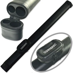 1x1 Hard Pool Cue Billiard Stick Carrying,Black Cue Case 1x1 Holds 1 Butt and... - Picture 1 of 6