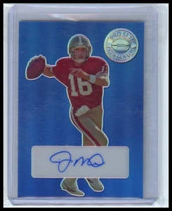 2023 Pro Set Metal #PL-JM1 Joe Montana Pro Set Platinum Auto Blue #/20 - Picture 1 of 2