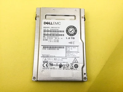 KIOXIA KPM5XVUG1T60 1.6TB SAS PM5-V 12Gb/s 2.5in SSD EMC 118033331-02 - Image 1 of 3