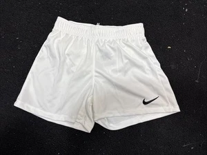 Nike Youth Boys & Girls Dri-Fit Sport Shorts in White, Size XS - Picture 1 of 5