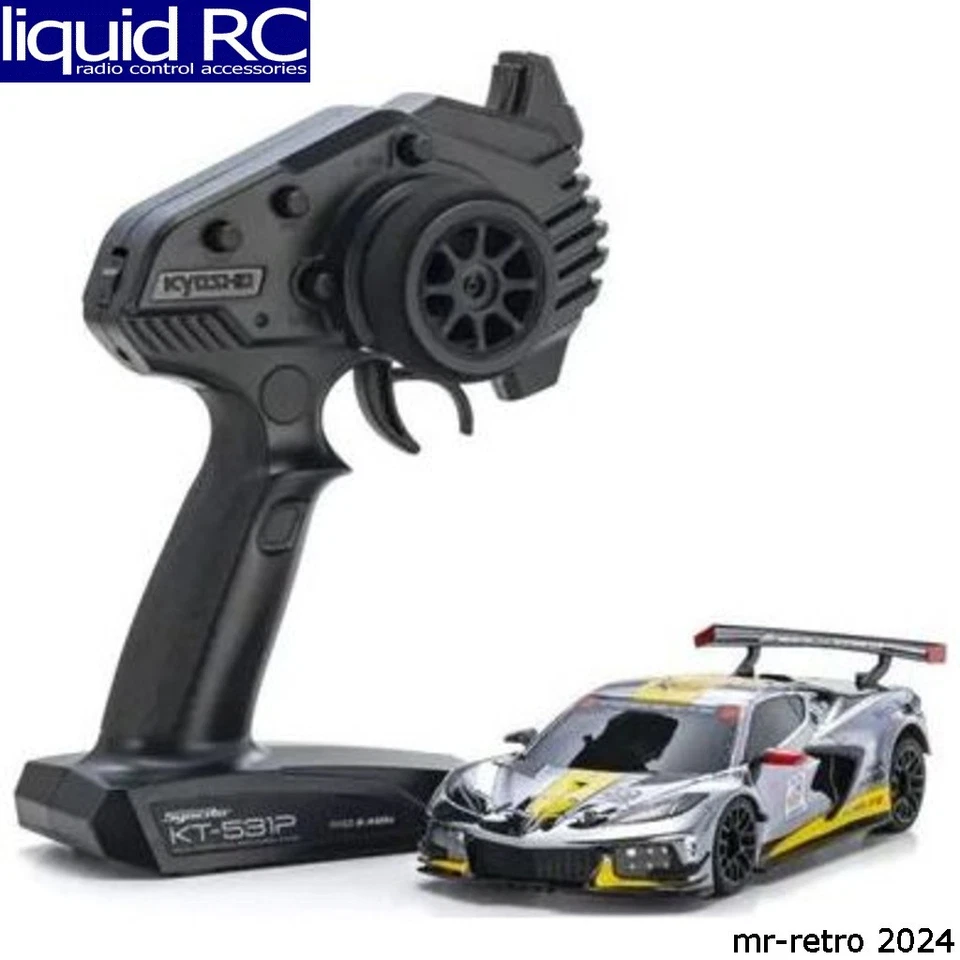 Kyosho MINI-Z RWD Ready Set MR04RWD r/s CORVETTE C8.R 32356CRY Chrome Yellow