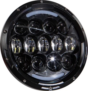 HardDrive 7in 105W LED Headlight Black 5500/3000 Lumens 820-0360 - Picture 1 of 3