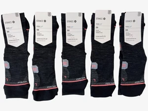 Stance Women's Socks 5 Wool Pairs Feel 360 Run Crew Size Small 5-7.5 - $100 MSRP - Picture 1 of 6