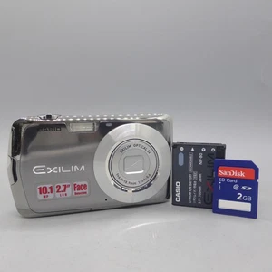 Casio Digital Camera Exilim EX-Z1 10.1MP Silver Tested - Picture 1 of 8