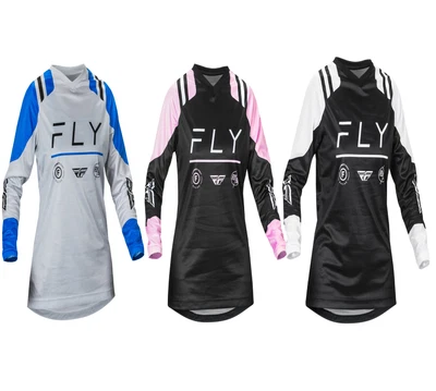Camiseta deportiva para mujer Fly Racing F-16 de motocross y bicicleta de montaña - Jersey protector Foto 1 de 4