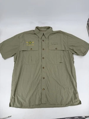 Camisa Orvis Lone Star Bank Manga Corta Pesca Transpirable Abotonada Talla Grande Foto 1 de 4