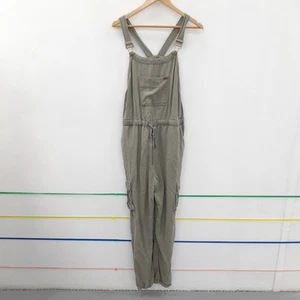 Superdry Dungarees Women Size Large Khaki Cotton RMF08-VM - Picture 1 of 11
