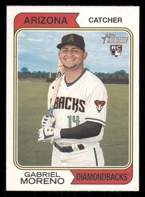 2023 Topps Heritage #355 Gabriel Moreno RC - Image 1 of 2