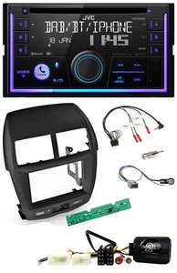 JVC Lenkrad USB 2DIN DAB Bluetooth CD Autoradio für Mitsubishi ASX 2010-2014 - Bild 1 von 11