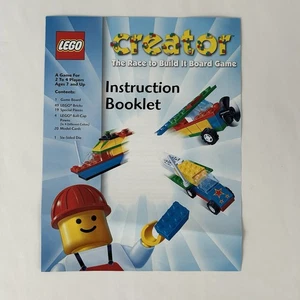 Vintage Lego Creator Das Rennen um den Bau Brettspiel - Original-Zubehör-Hersteller Anleitung - Bild 1 von 3