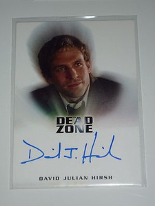 DEAD ZONE AUTO/AUTOGRAPH CARD DAVID JULIAN HIRSH