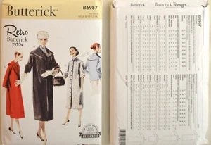 Butterick 6957 - Misses' coats - Picture 1 of 1