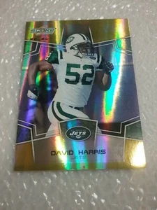 David Harris Jets 2008 Score Select Gold Zone Foil Refractor #225 SSP 36/50 - Imagen 1 de 4