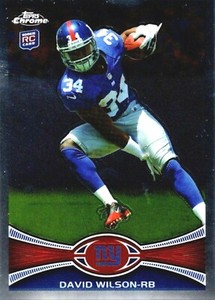  2012 Topps Chrome #189A David Wilson RC New York Giants