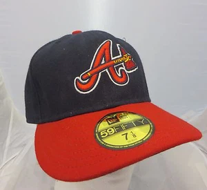 MLB Atlanta Braves baseball cap hat adjustable 7 1/8 - Picture 1 of 1