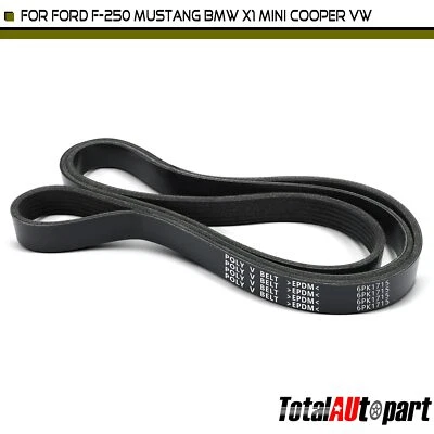 67.49 英寸蛇形皮带适用于福特 F-350 1988 - 1996 E-350 宝马 IC 迷你大众 — 第 1/4 张图片