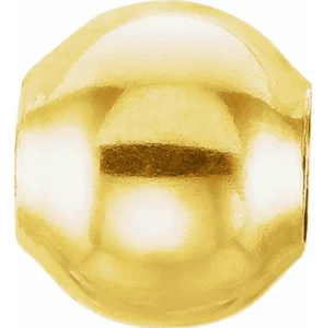 2,5 mm ***PEQUEÑO*** Espejo de Oro Amarillo Sólido 22 K Cuentas Redondas Suaves Brillantes EE. UU. - Imagen 1 de 3